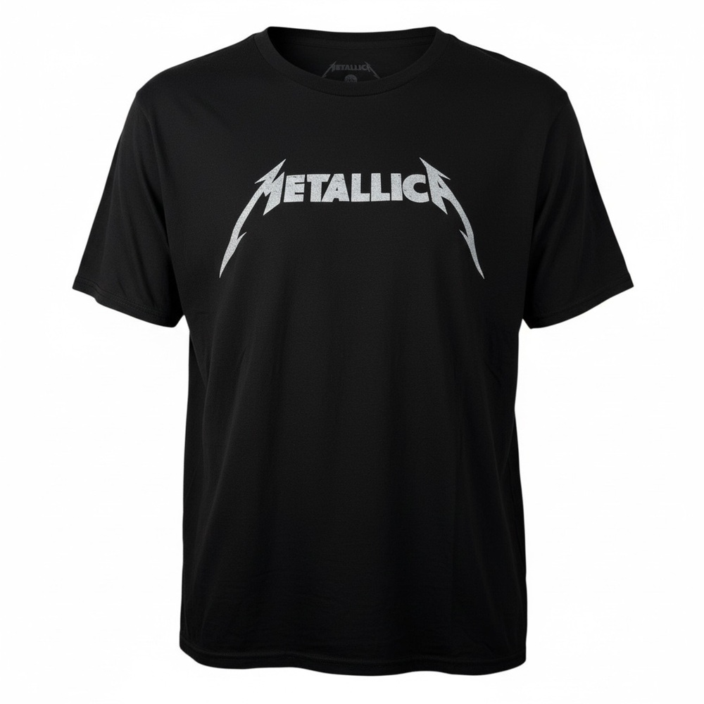 NWOT Metallica Rock Band Black Graphic Tee - Short Sleeve, XXL